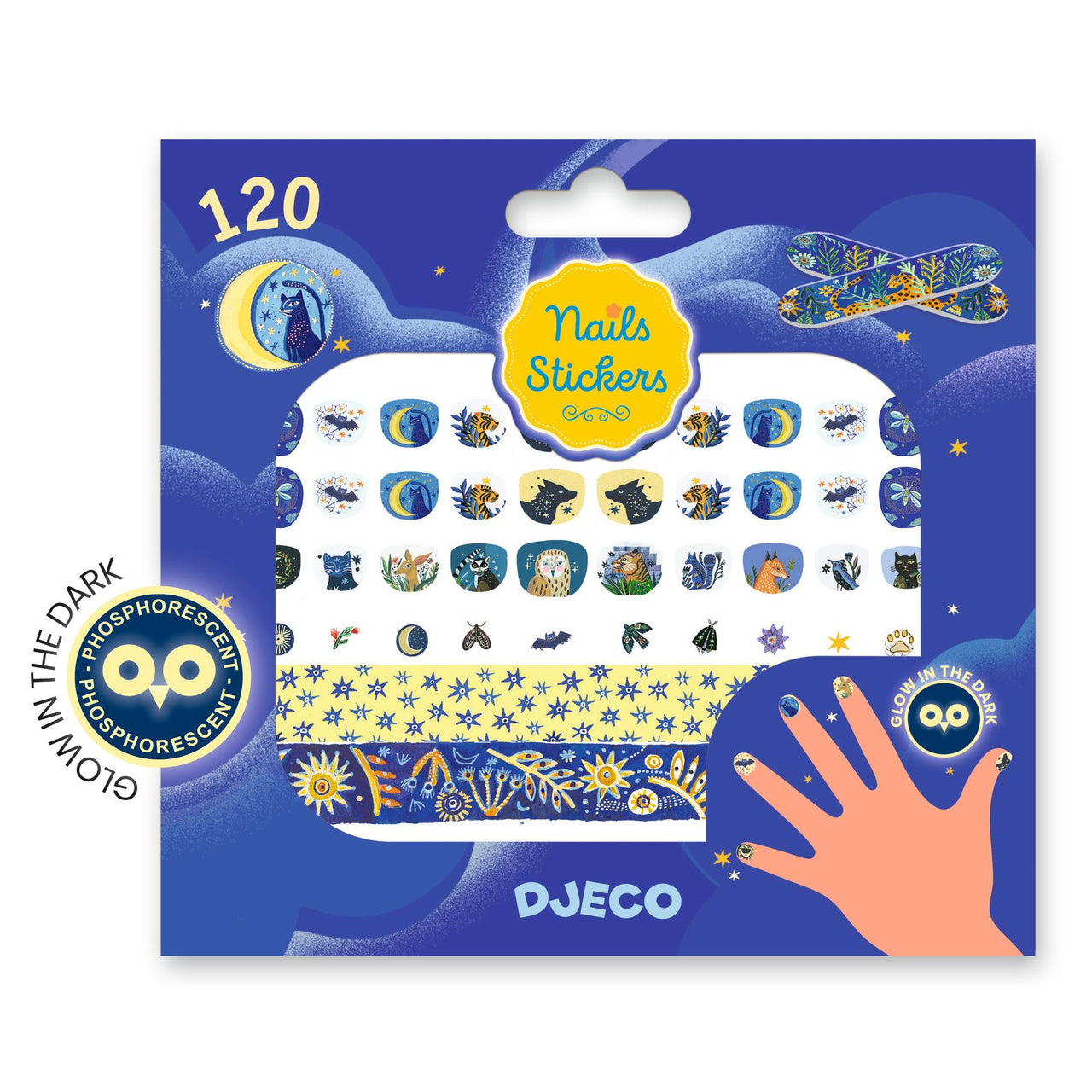 Djeco Nail Stickers Moonlight Reflections
