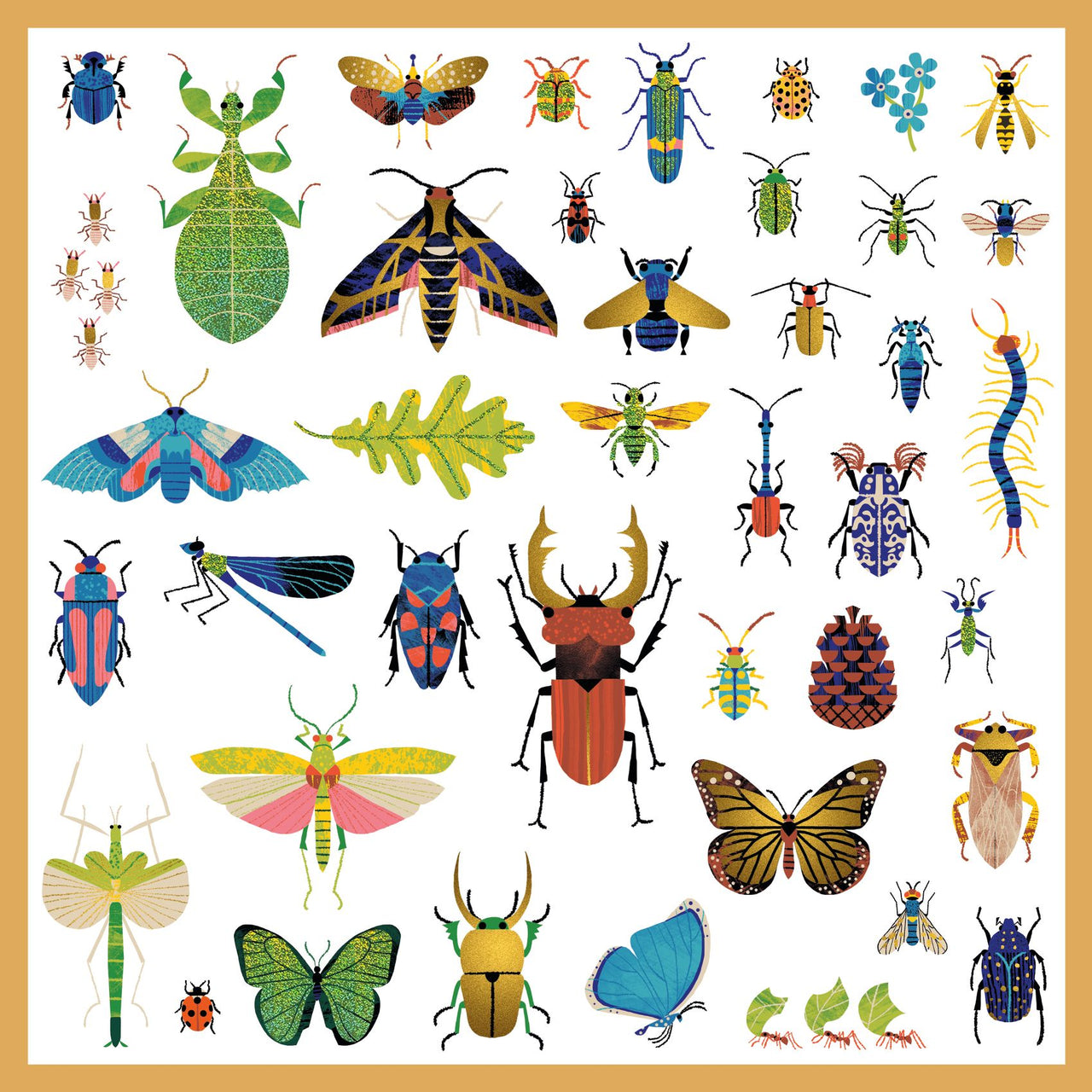 Djeco Klistermärken Microcosmos (160 st)