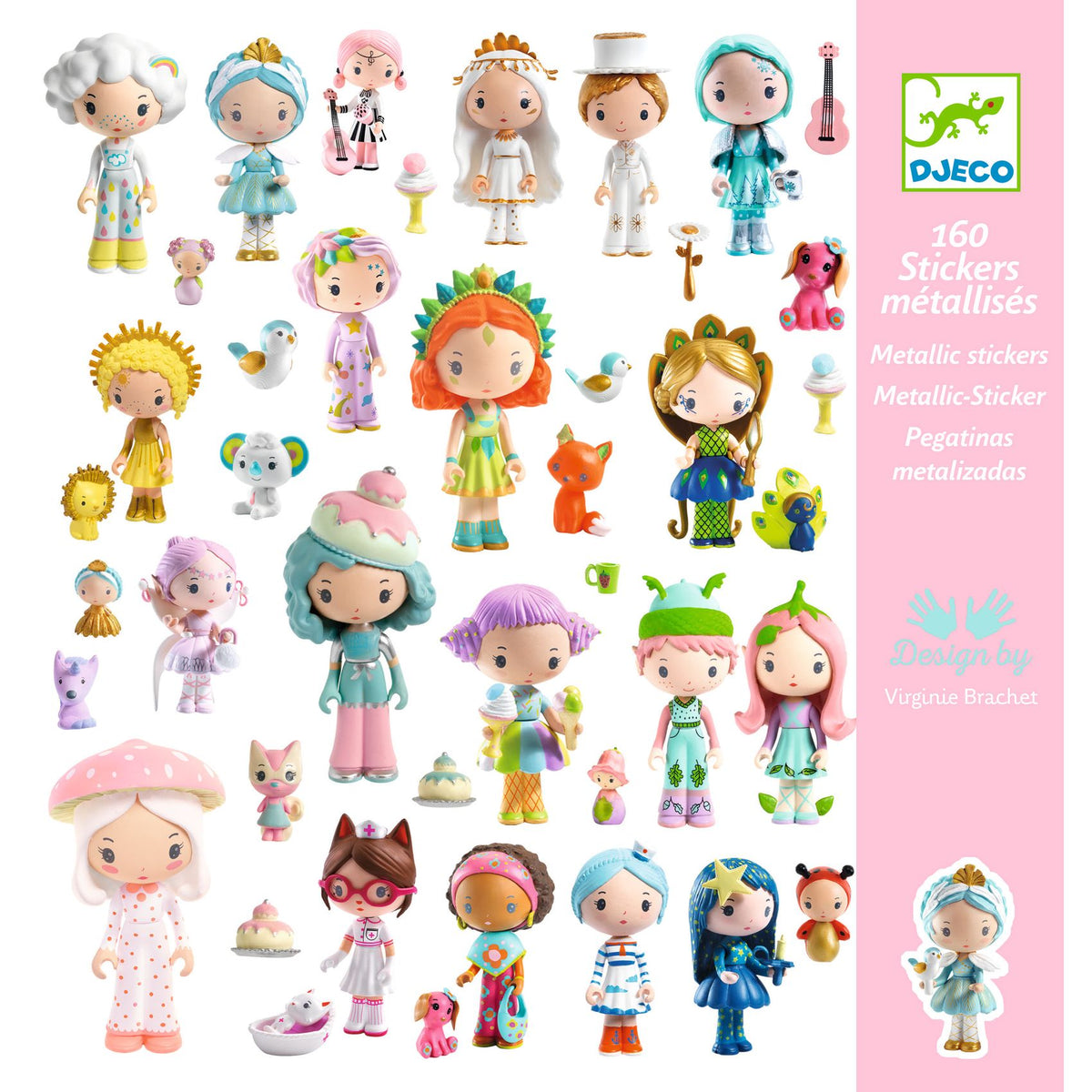 Djeco Tinyly Stickers The Little World of Tinyly