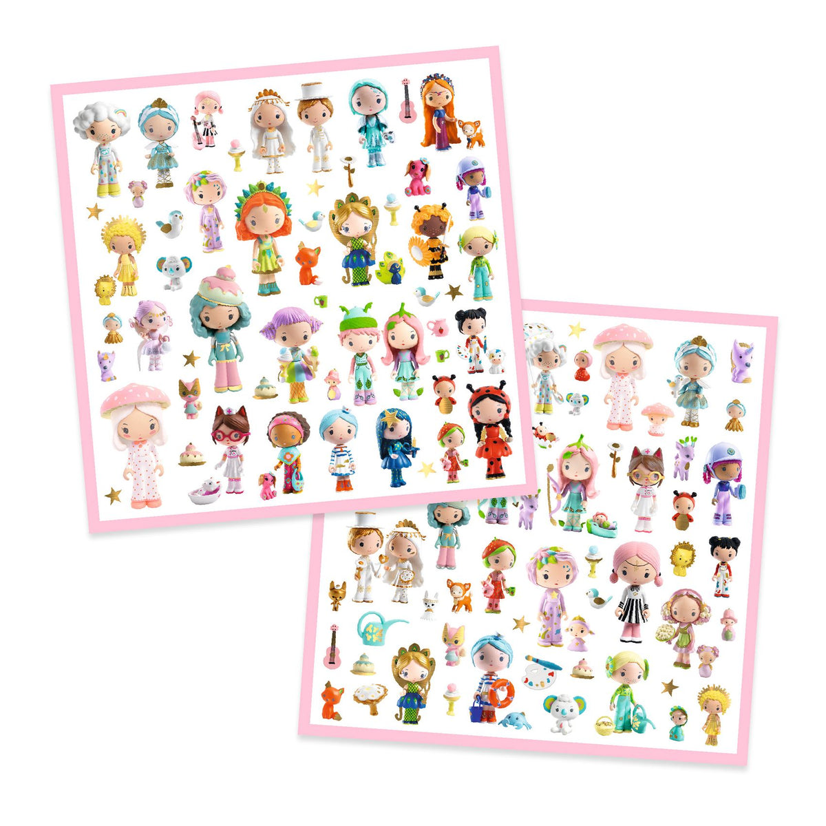 Djeco Tinyly Stickers The Little World of Tinyly