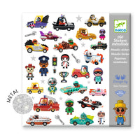 Thumbnail for Djeco Klistermärken The World of Crazy Motors (160st)
