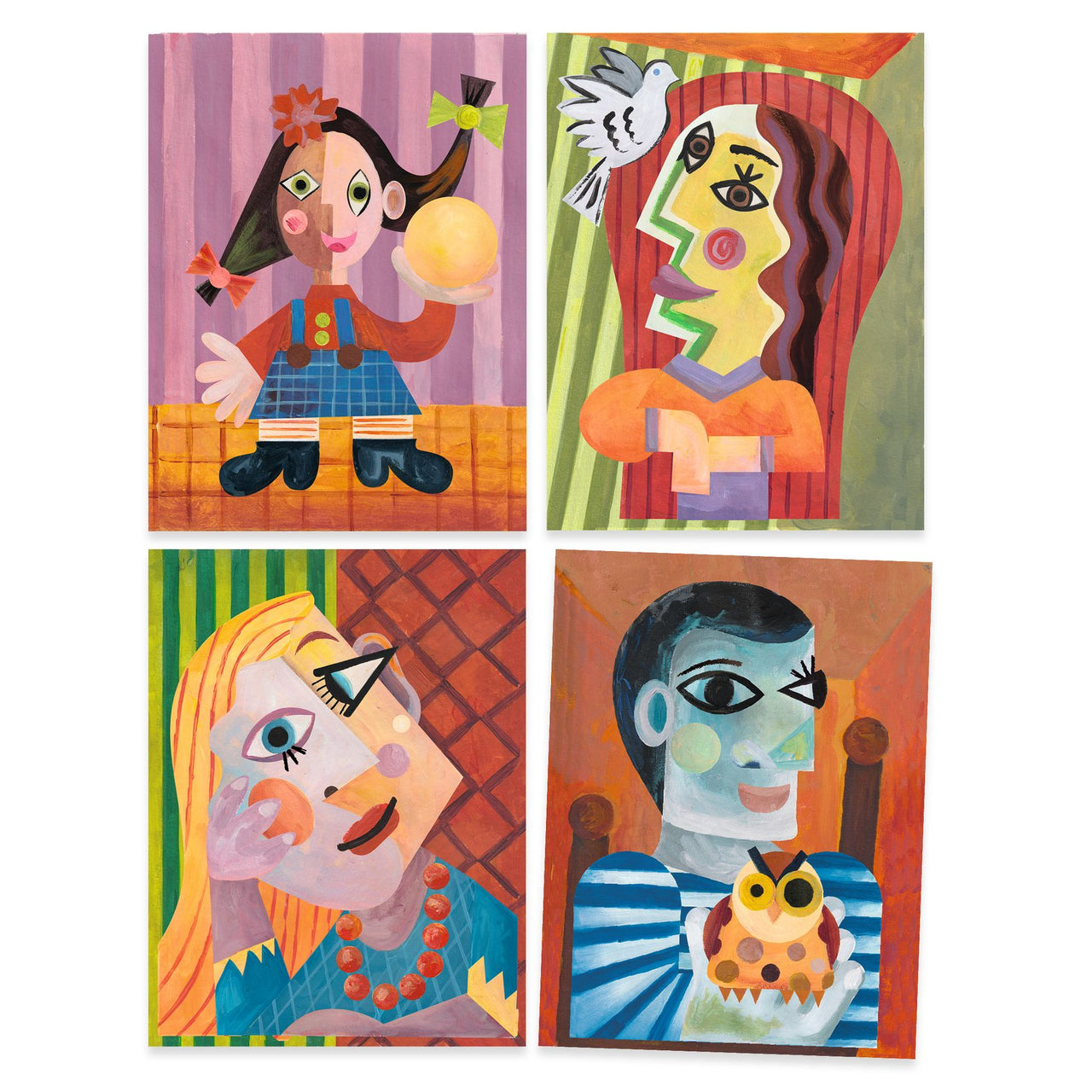 Djeco Cubism Pablo Picasso Square Heads