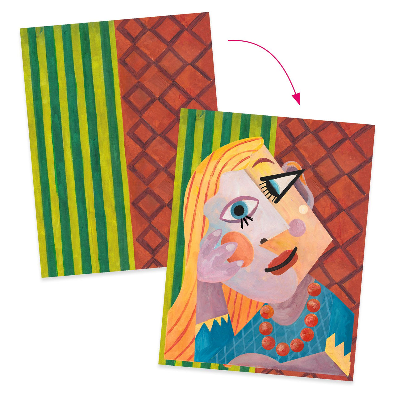 Djeco Cubism Pablo Picasso Square Heads