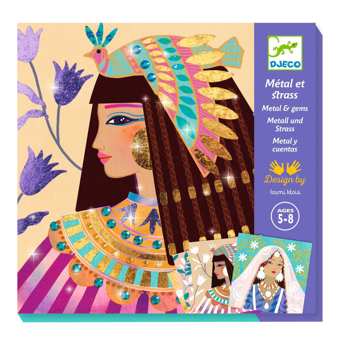 Djeco Pysselbox Foil Pictures Precious Jewels