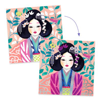 Thumbnail for Djeco Pysselbox Foil Pictures Precious Jewels
