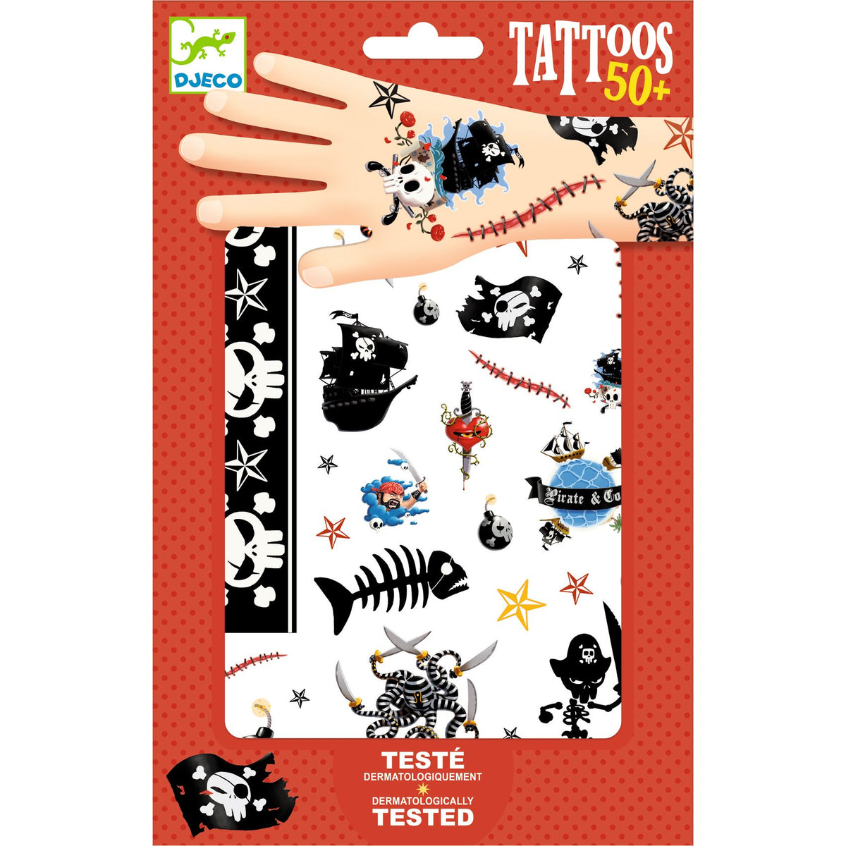 Djeco Tatueringar Pirates