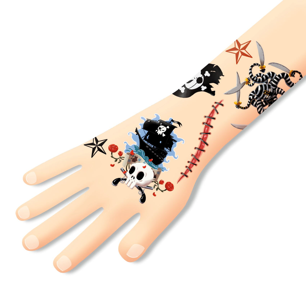 Djeco Tatueringar Pirates
