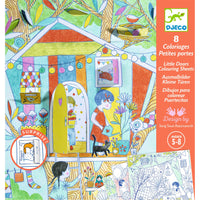 Thumbnail for Djeco Målarbok Nina's Play Tents