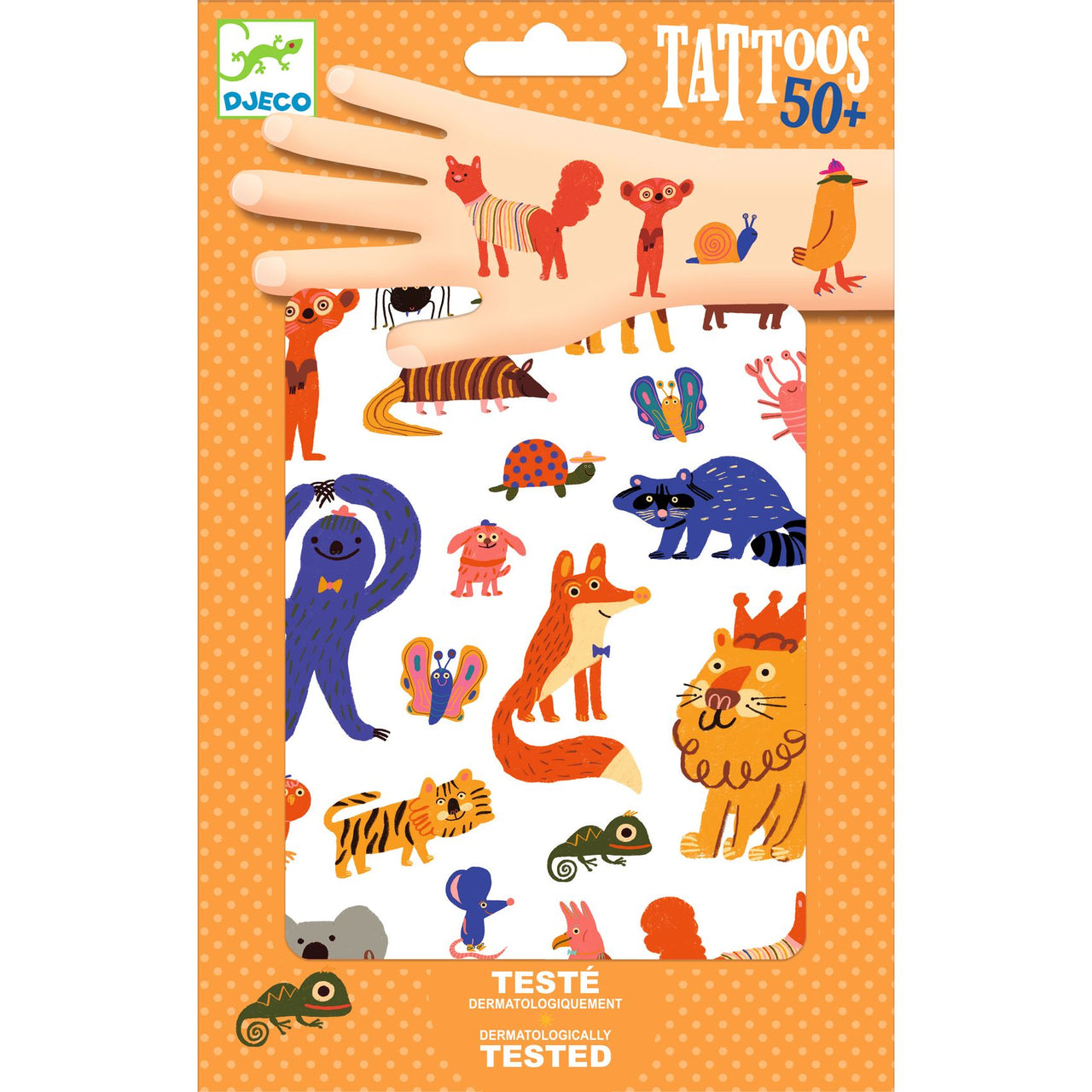Djeco Tatueringar Funny Animals