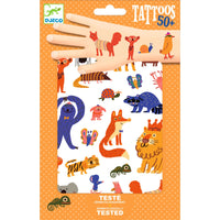 Thumbnail for Djeco Tatueringar Funny Animals