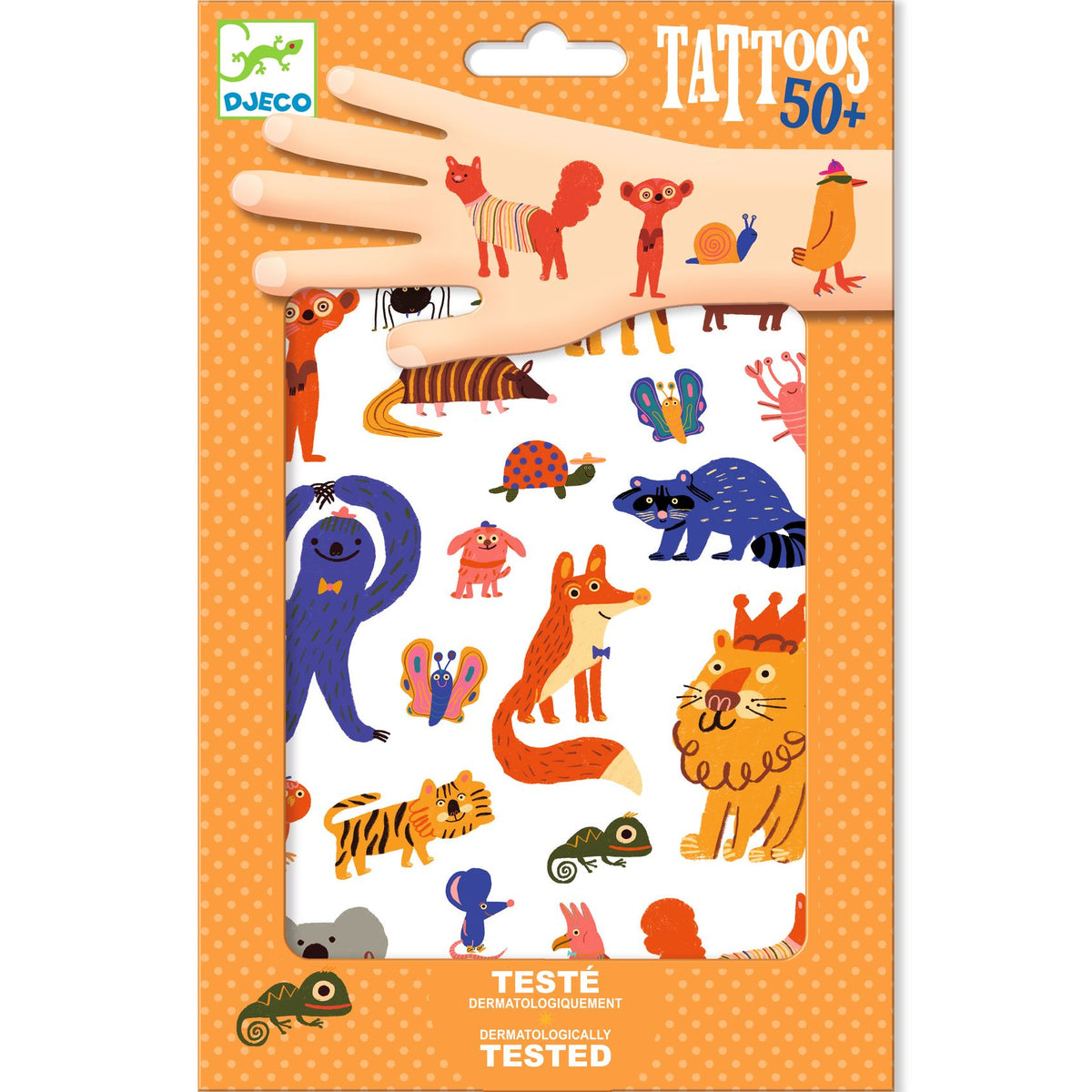 Djeco Tatueringar Funny Animals