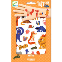 Thumbnail for Djeco Tatueringar Funny Animals