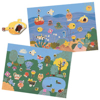Thumbnail for Djeco Återanvändbara klistermärken Summertime (30st)