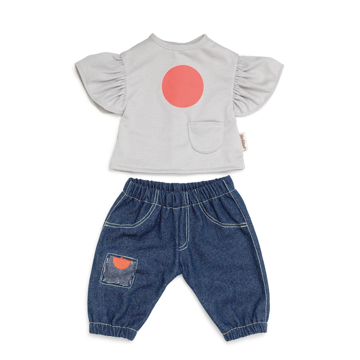 Dockkläder Jeans & T-shirt (För 41-46cm dockor)