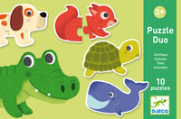 Thumbnail for Djeco Puzzle Duo Animals
