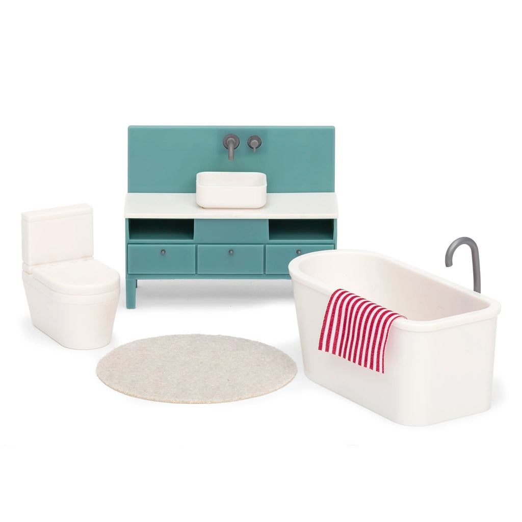 Lundby Dukkehusmøbler Badeværelsessæt Basic