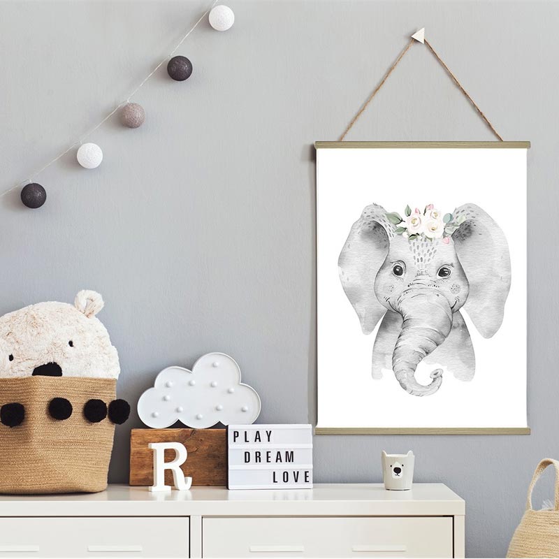 Fresh Kid Poster Elefant (40x50cm)