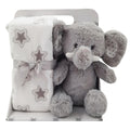 Carlo Baby Presentset Fleecefilt & gosedjur Elefant