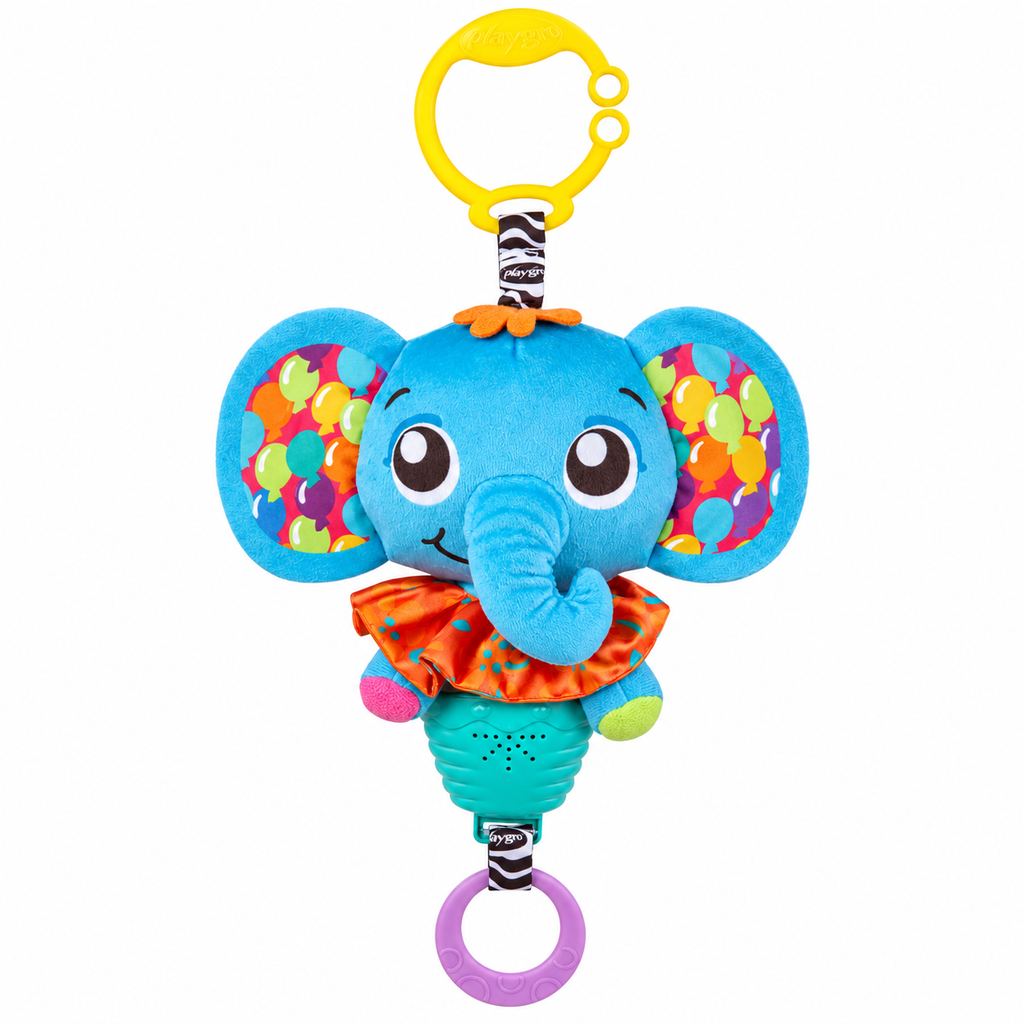 Playgro Aktivitetslegetøj med krog Elefant +0m