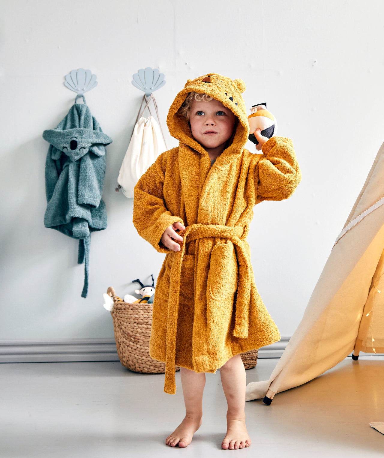 Roommate Badrock Tiger Ockra 3-4år