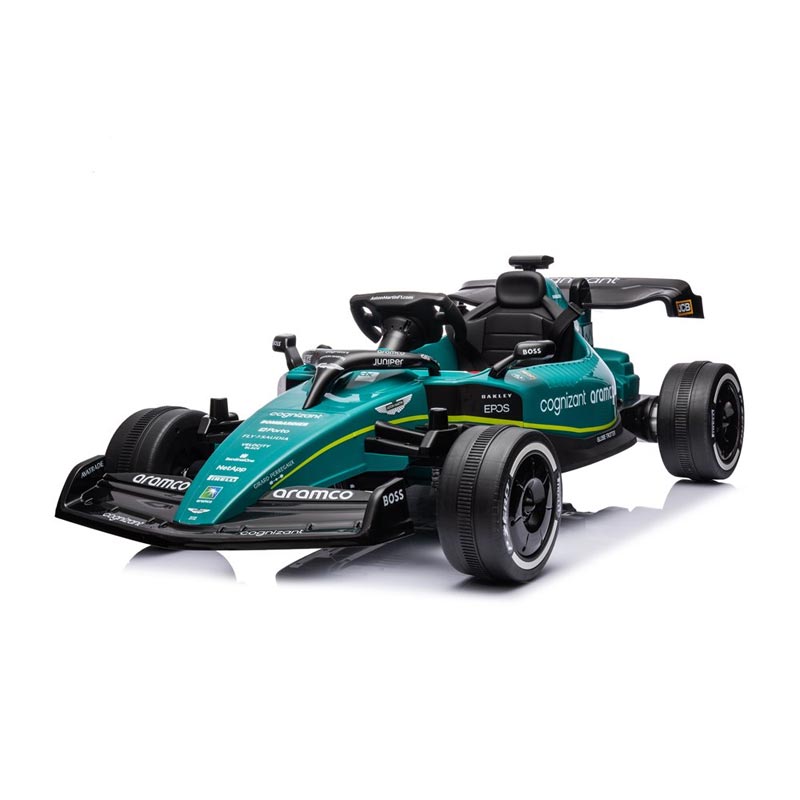 Azeno Aston Martin F1 elbil 4x24V med lädersäte och fjärrkontroll