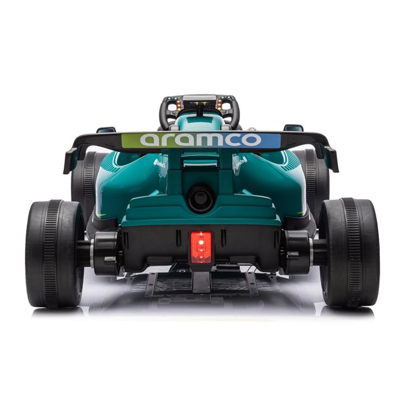 Azeno Aston Martin F1 elbil 4x24V med lädersäte och fjärrkontroll