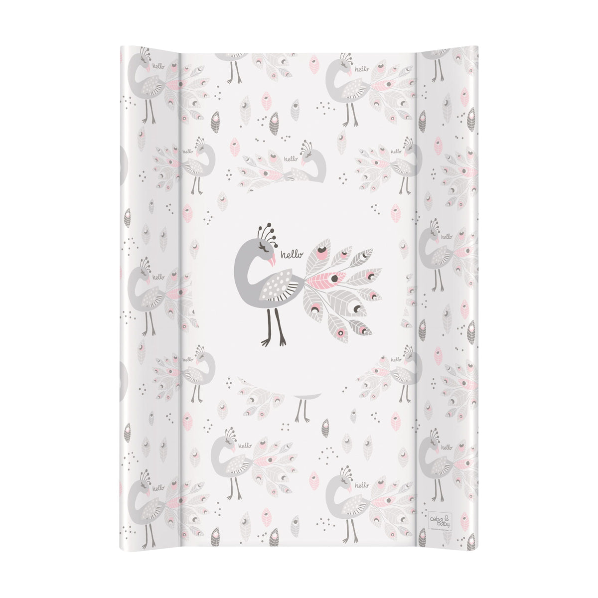 Ceba Baby Skötbädd Lolly Polly Peacock med höga kanter (70x50cm)