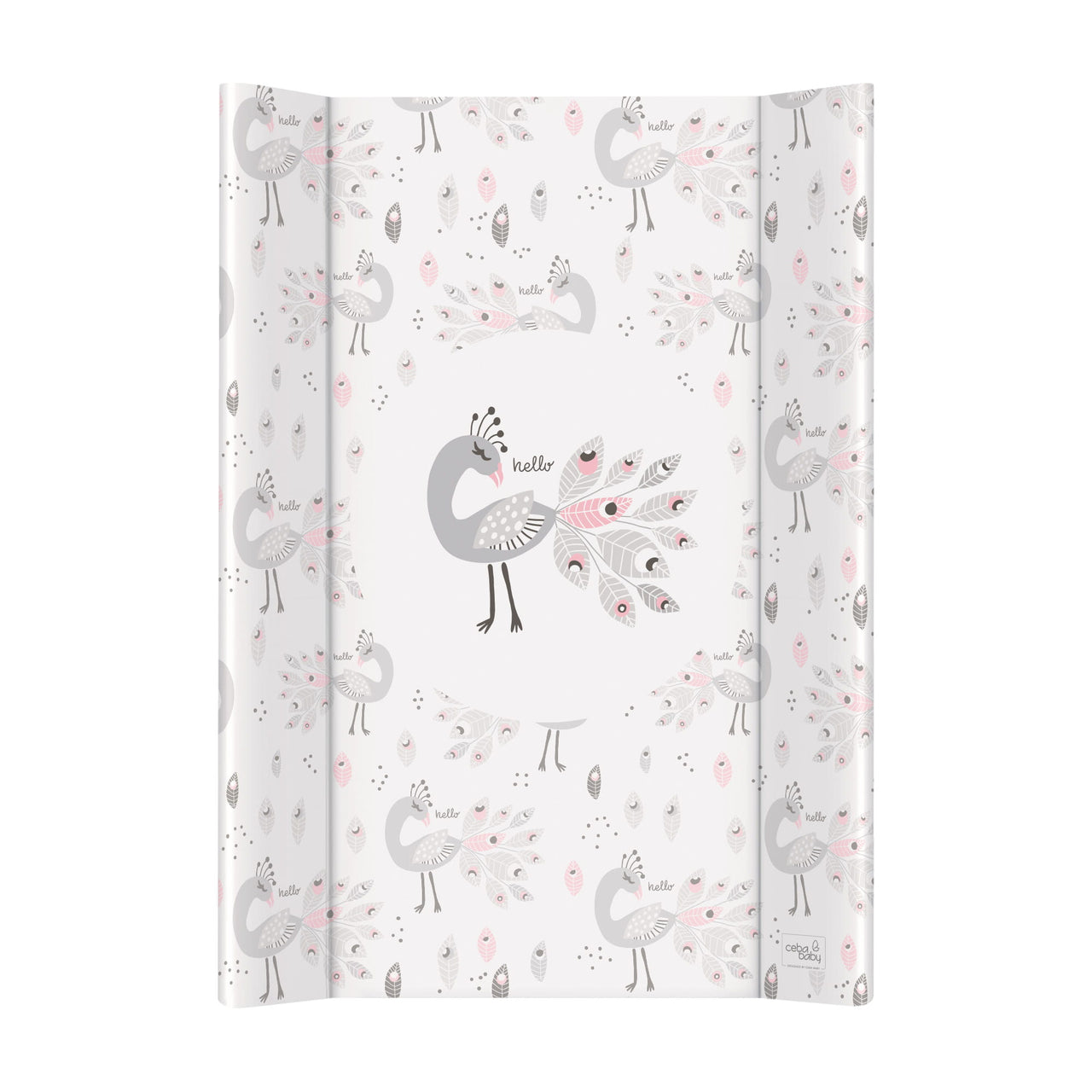 Ceba Baby Skötbädd Lolly Polly Peacock med höga kanter (70x50cm)