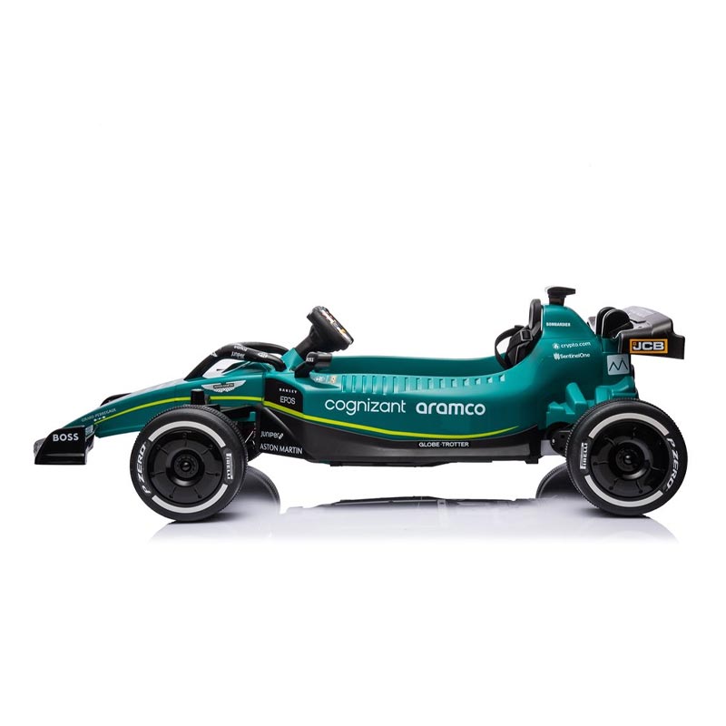 Azeno Aston Martin F1 elbil 4x24V med lädersäte och fjärrkontroll
