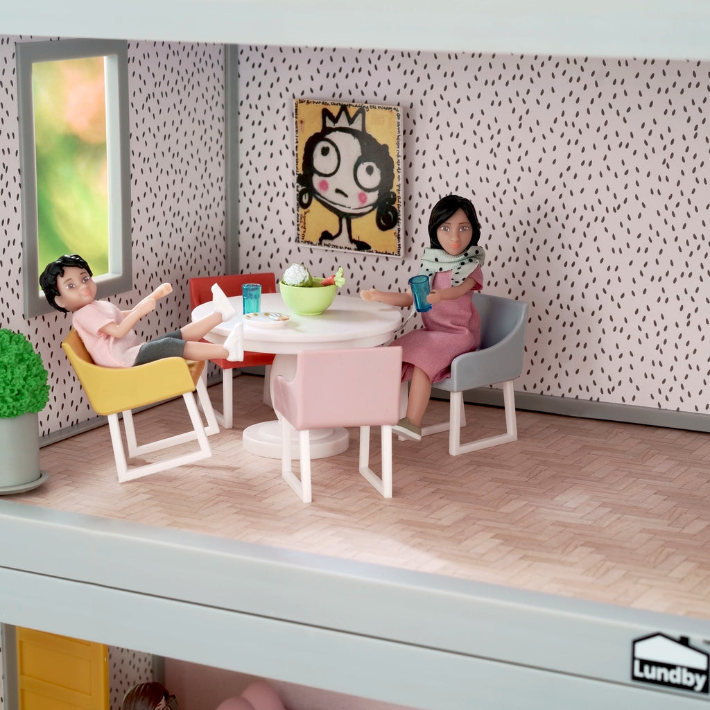 Lundby Dukkehusmøbler Spisestuesæt Basic