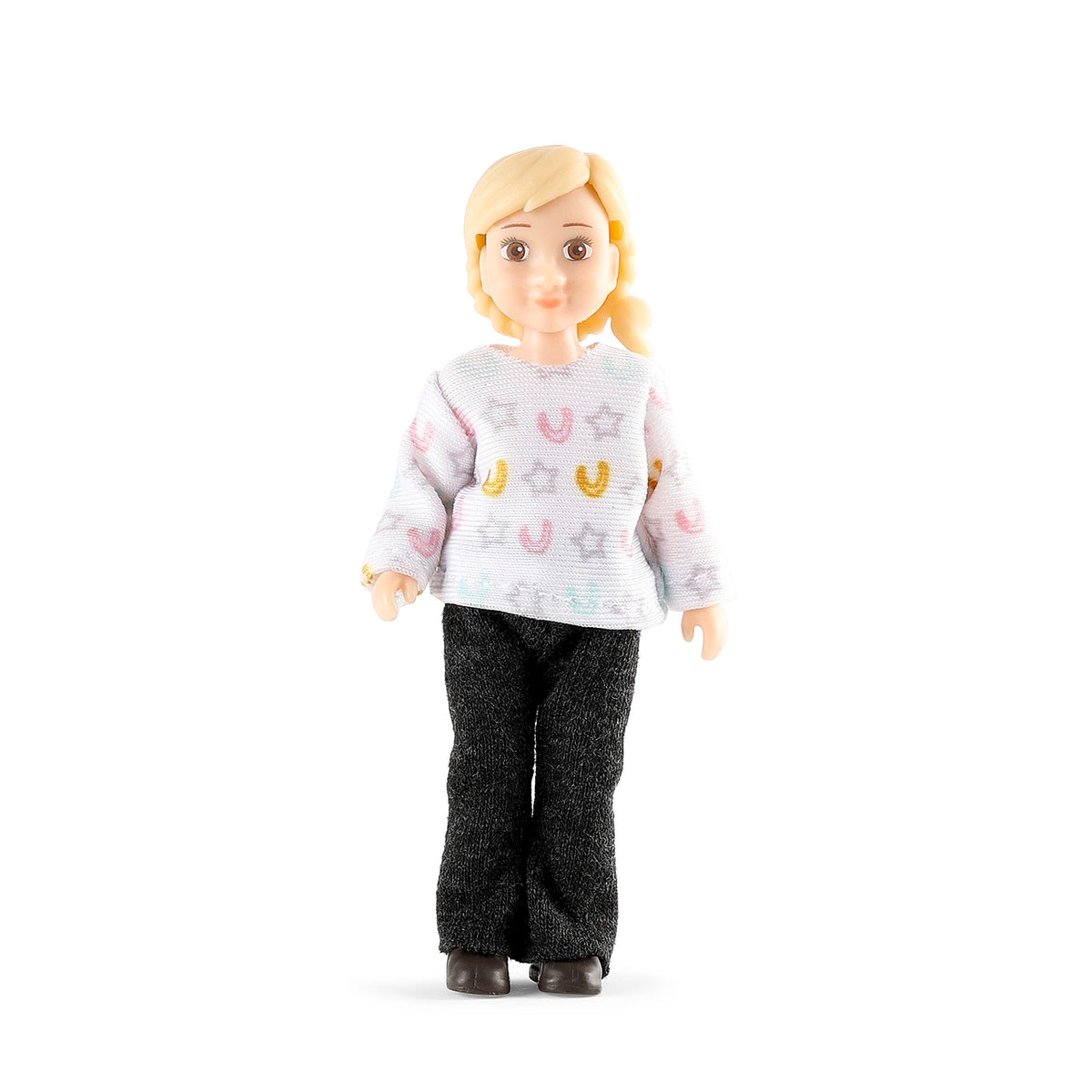 Lundby dukkehusdukke med hest