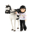 Lundby dukkehusdukke med hest