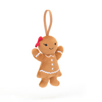 Thumbnail for Jellycat Festive Folly Gingerbread Ruby