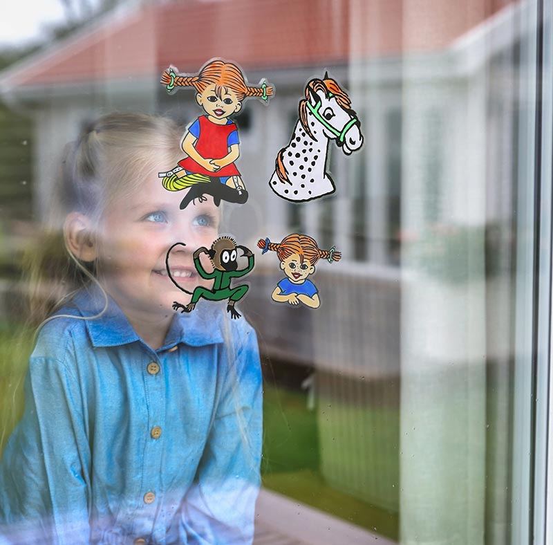 Pippi Fönstermålning (4 olika motiv)