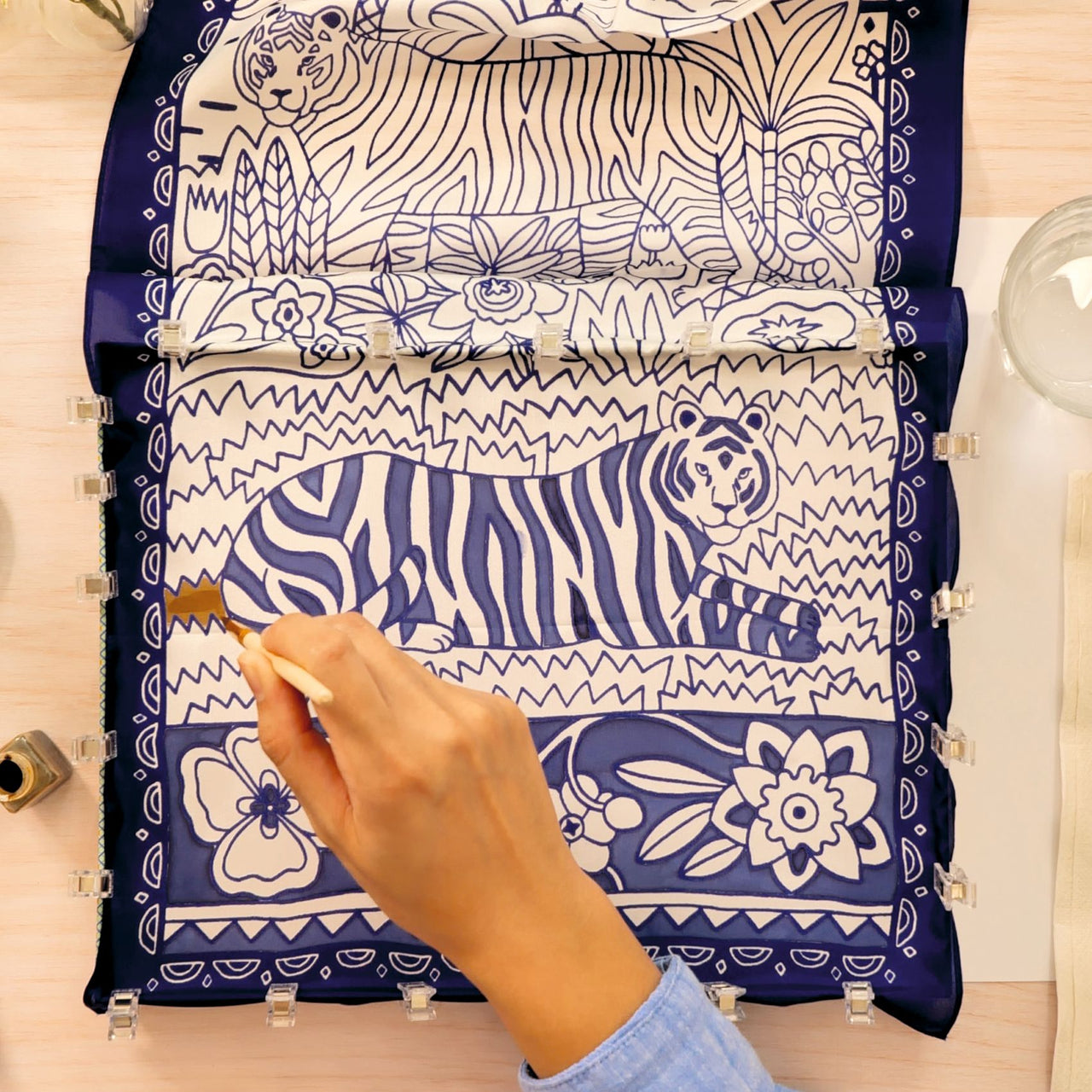 Djeco Atelier 10 Sidenmålning