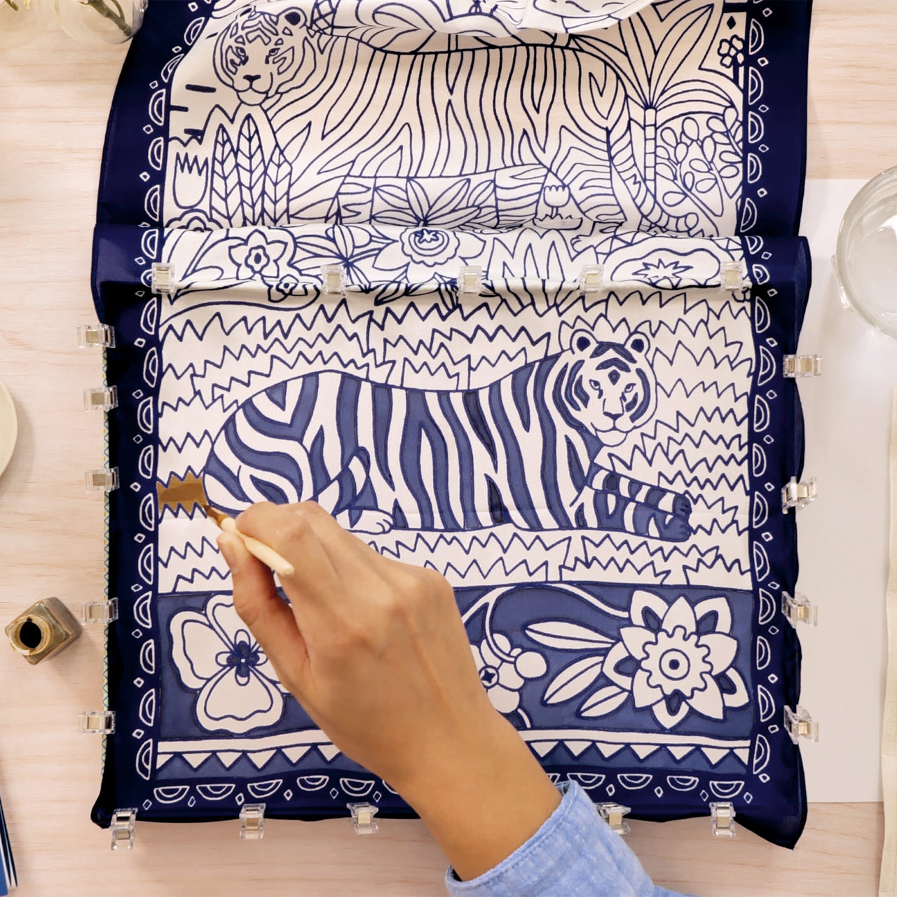 Djeco Atelier 10 Sidenmålning