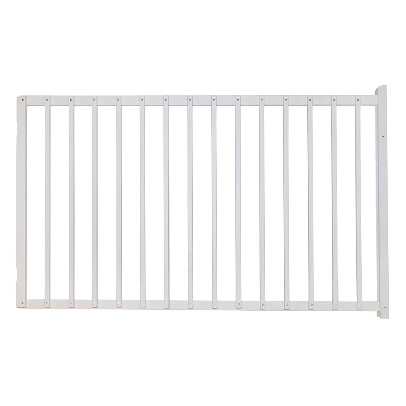 2Me Fällgrind i trä Vit/Natur (143cm)