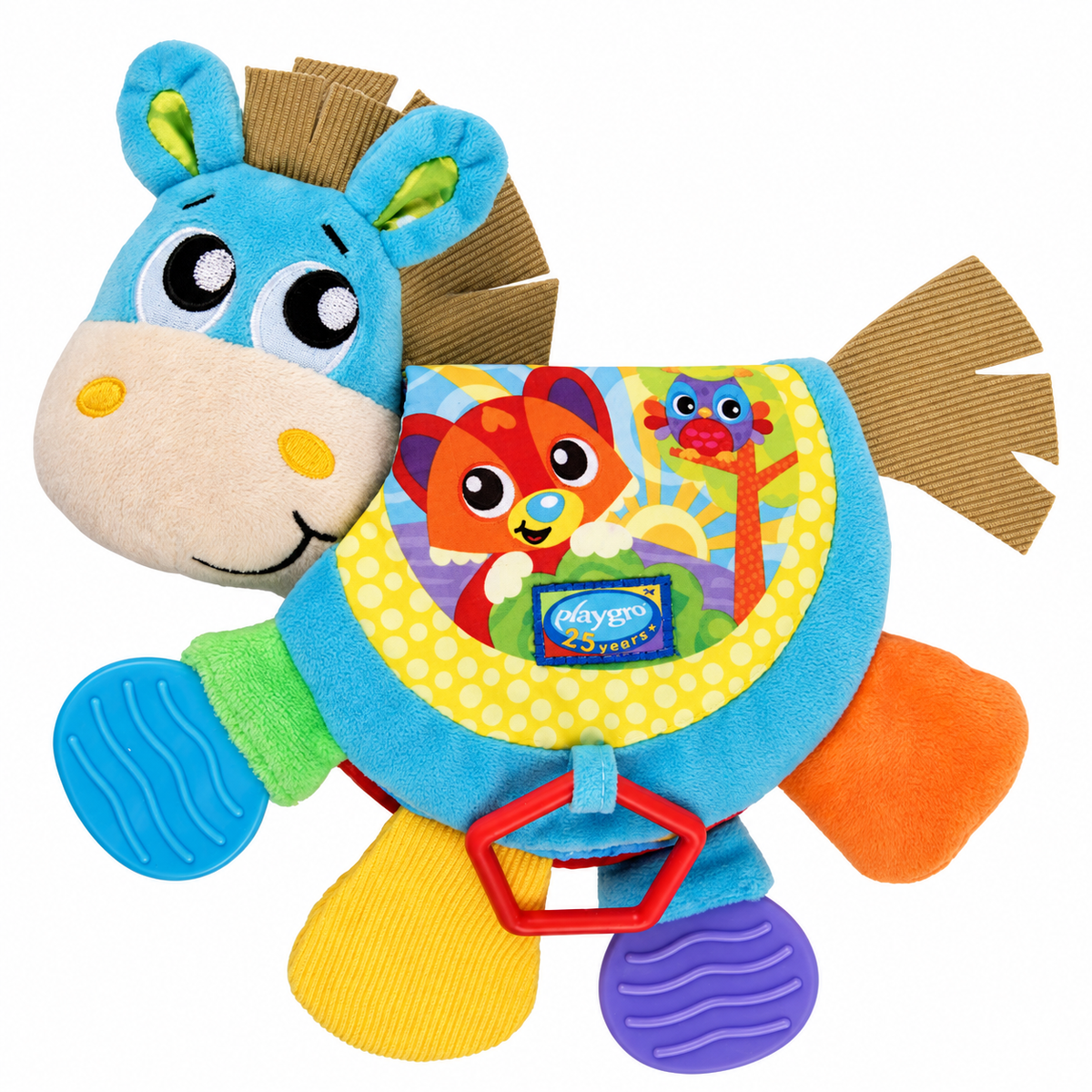 Playgro Bidelegetøjsbog Clip Clop Musikalsk +3m