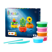 Thumbnail for Hey Clay Modellera Plant Friends (15 burkar)