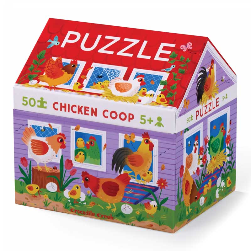 Crocodile Creek Pussel Chicken Coop (50 bitar)