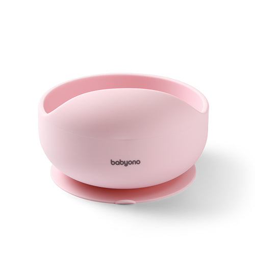 Babyono Matskål Rosa Silicon Sugpropp