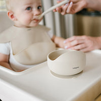 Thumbnail for Babyono Matskål Beige Silicon Sugpropp