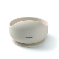 Thumbnail for Babyono Matskål Beige Silicon Sugpropp