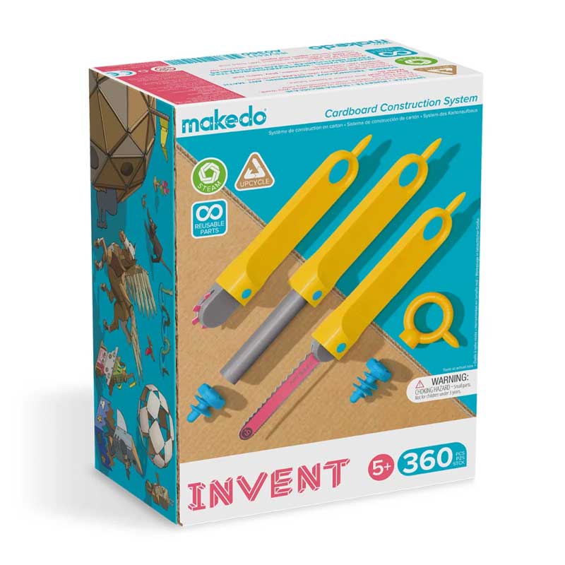 Makedo Opfinderpakke Invent (360 dele)