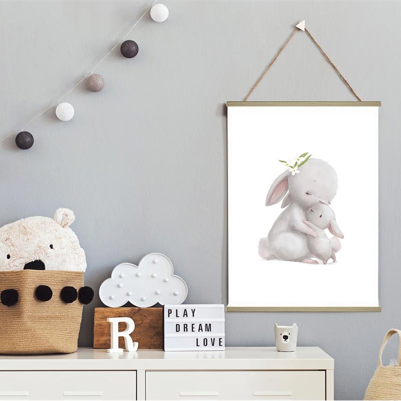 Fresh Kid Poster Kaninkram (40x50cm)