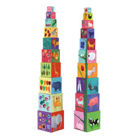 Thumbnail for Djeco Stapelklossar Nature and Animals Blocks (10 delar)