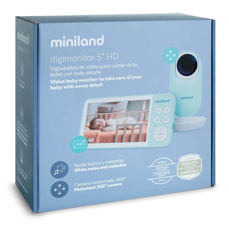Miniland Babymonitor med video Digimonitor 5" HD