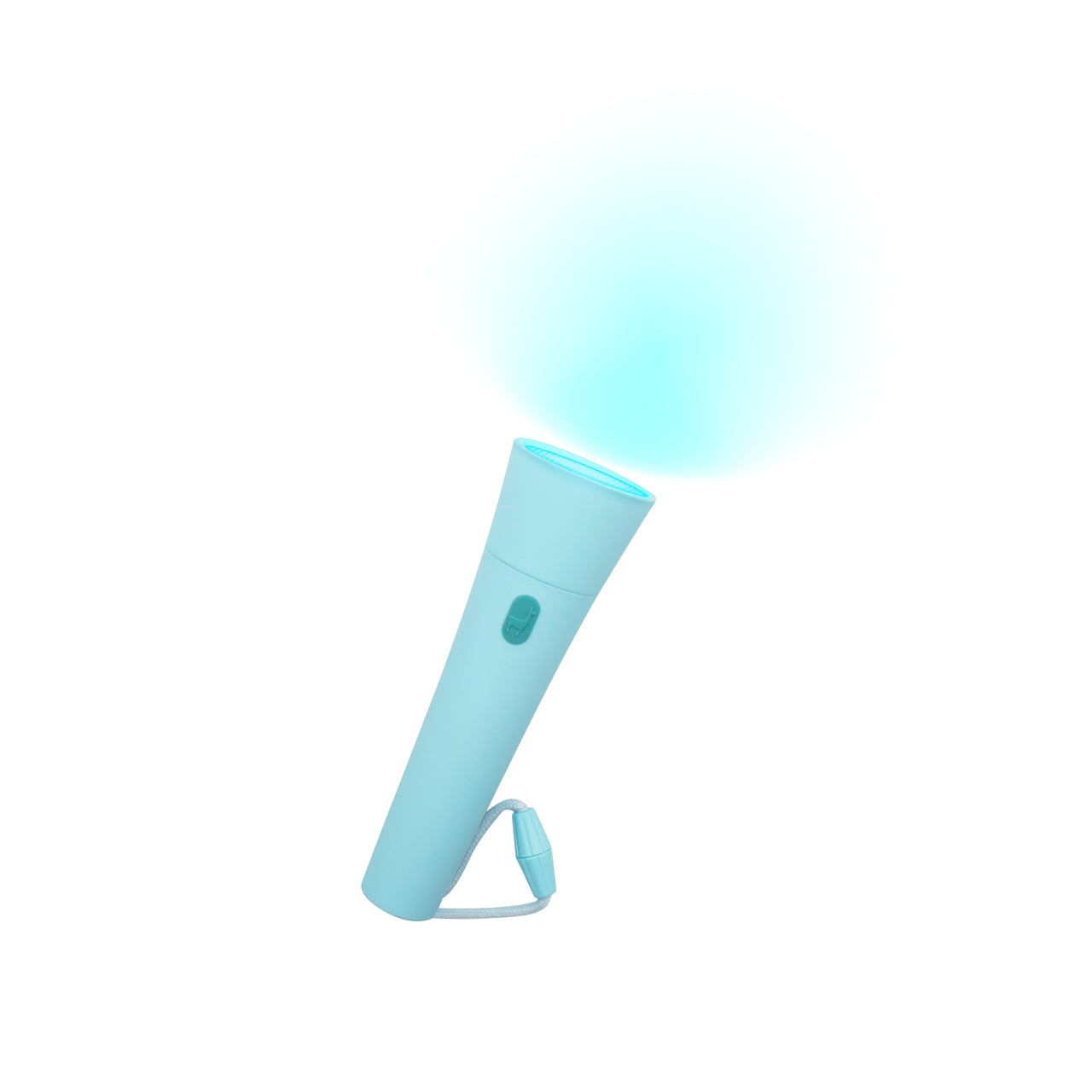 Lalarma Blå Dimbar ficklampa med färgskiftande funktion