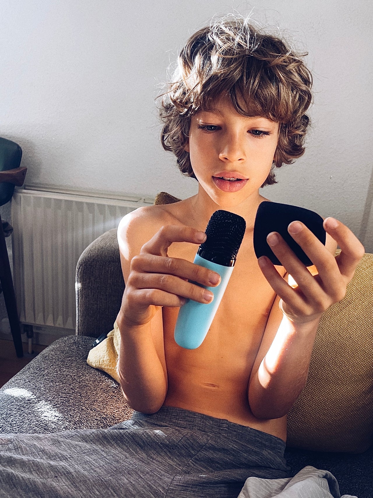 Lalarma Trådlöst karaokeset Blå