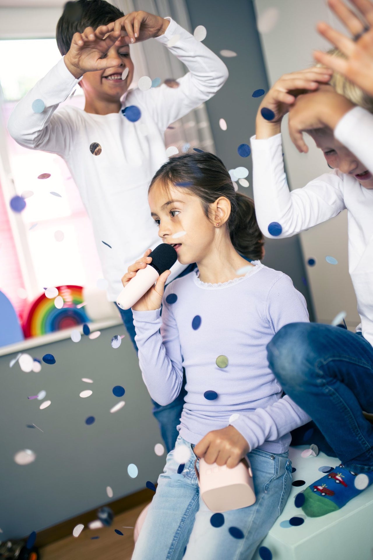 Lalarma Trådlöst karaokeset Rosa